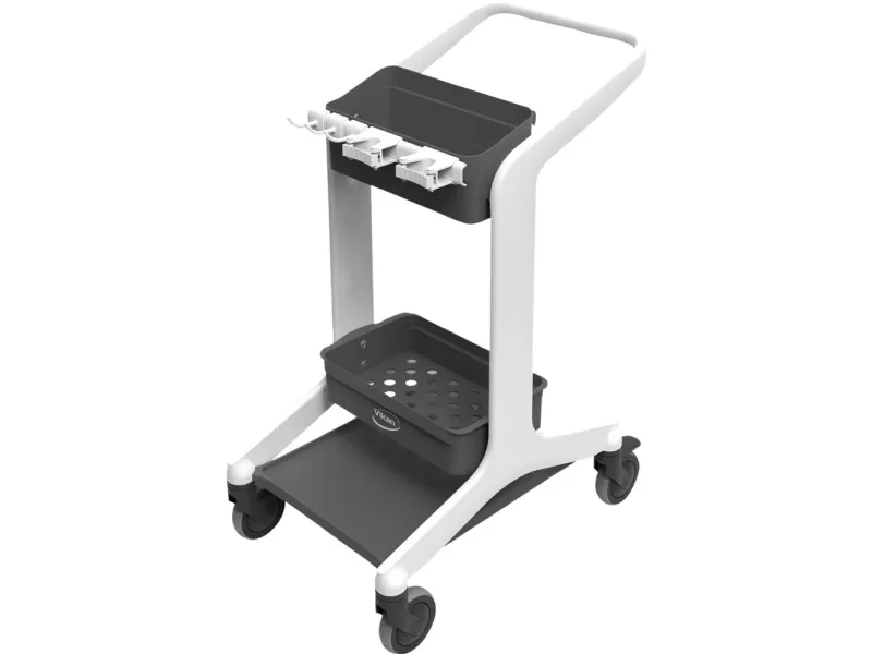 Vikan HyGo mobil rengøringsstation, 780 mm, Usamlet, Hvid