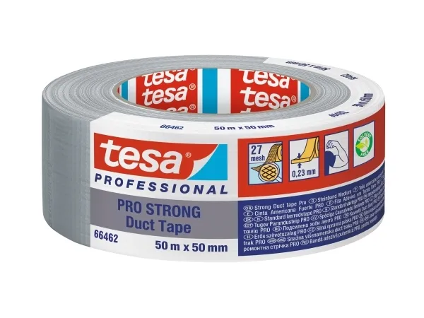 Tesa 66462 Pro lærredstape stærk grå 50mm×50m