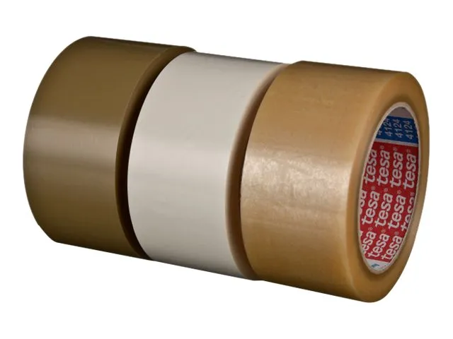 Tesa 4124 Premium pakketape klar PVC 50mm×66m