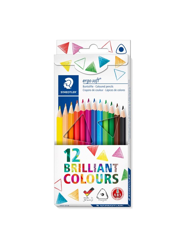 Staedtler Col. pencil ergosoft 12pcs FSC 100%