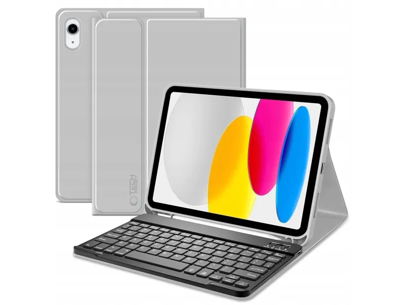 Tech-Protect SC Pen + Keyboard Case for iPad 10.9" 2022 (10th Gen.) / 11" 2025 (11th Gen) - Gray