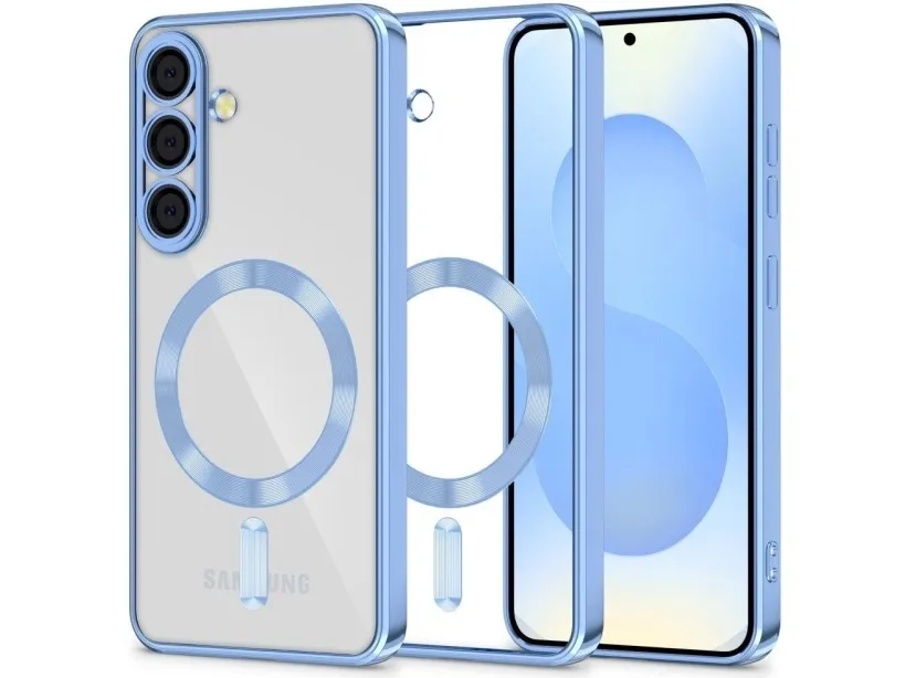 Tech-Protect  MagFlex MagSafe Case for Samsung Galaxy S25 - Clear Blue