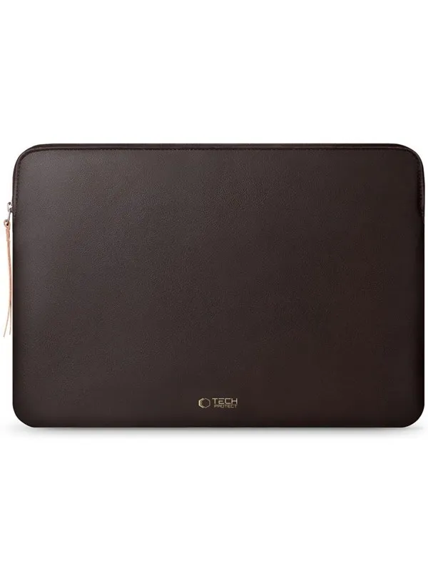 Tech-Protect Fleece Laptop Bag 13-14" - Brown