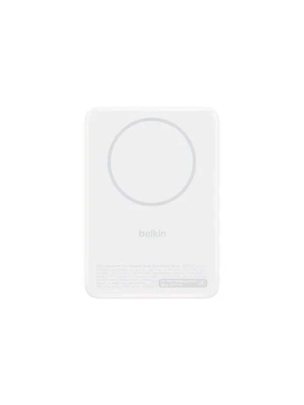 Belkin BoostCharge power bank - slim magnetic - USB-C magnetic - 15 Watt Nødlader - 5 Ah