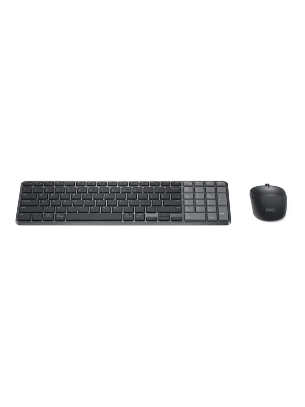 Dell Pro 7 KM746 - keyboard and mouse set - rechargeable compact - QWERTY - Spanish - black Input Device - Tastatur & Mussett - Spansk - Svart