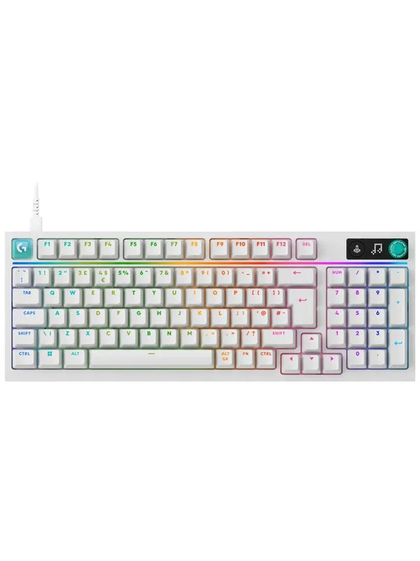 Logitech G316 X 98 - Hvit (Nordisk) - Gamingtastatur - Nordisk - Hvit