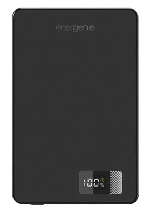 Gembird 15 W Magnetic wireless powerbank with LCD 10000 m Nødlader - Svart - 10000 mAh