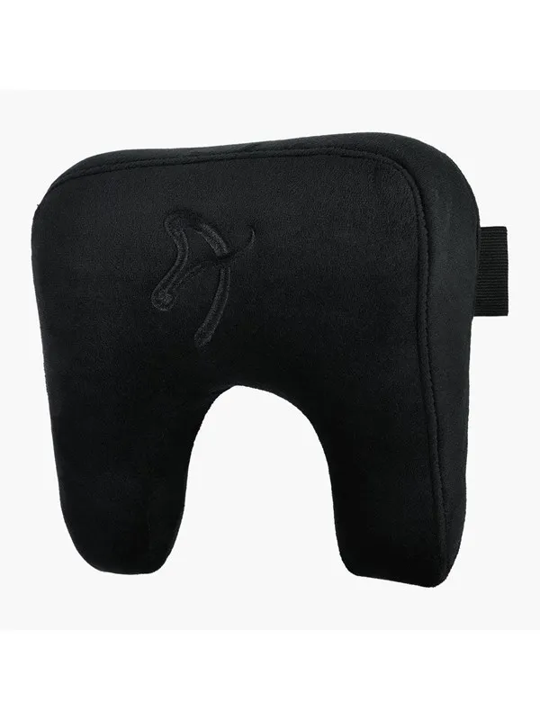 Arozzi Neck Pillow - Velvet - Black