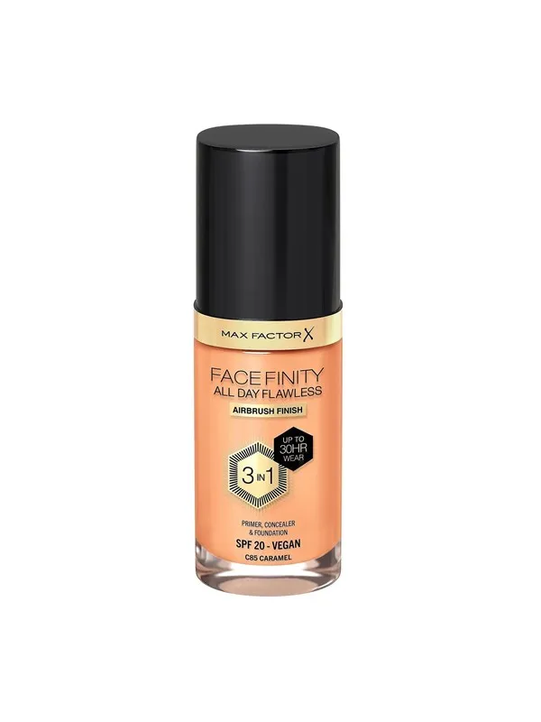 Max Factor All Day Flawless 3in1 Foundation 30.- 85 Caramel