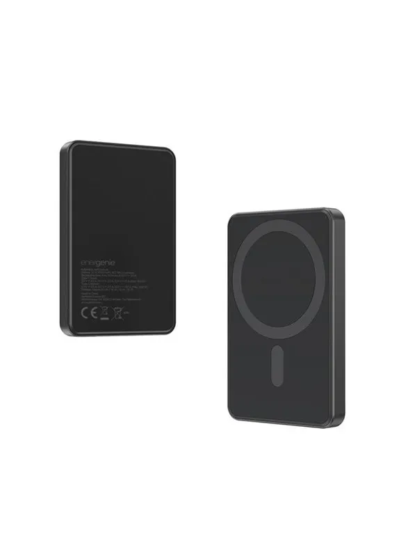 Gembird 15 W Magnetic wireless powerbank Nødlader - Svart - 5000 Ah