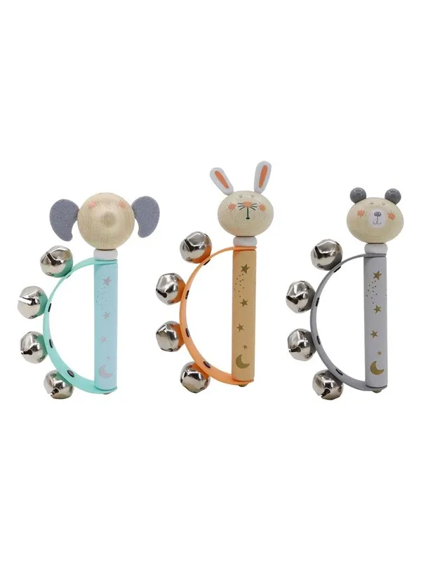 Playwood Wooden Bell Handle Animal