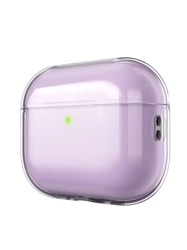 KeyBudz Jelly Series Transparent Case for AirPods Pro 3rd Gen - Neon Pink