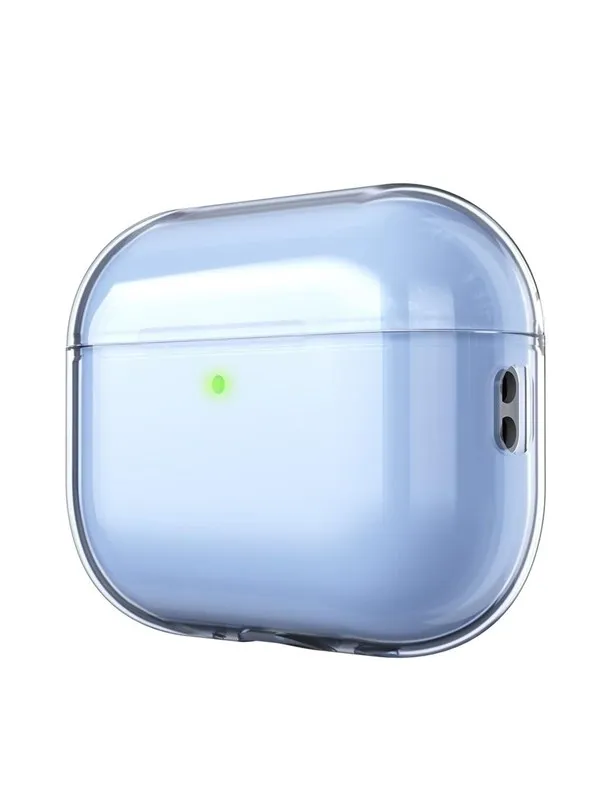 KeyBudz Jelly Series Transparent Case for AirPods Pro 3rd Gen - Baby blue