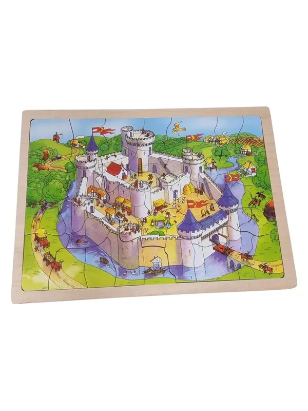 Playwood Wooden Castle Jigsaw Puzzle - 41 pcs. Tre
