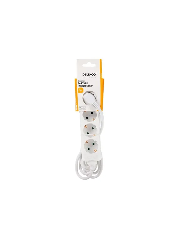 Deltaco GT-0401 - power strip - 3680 Watt