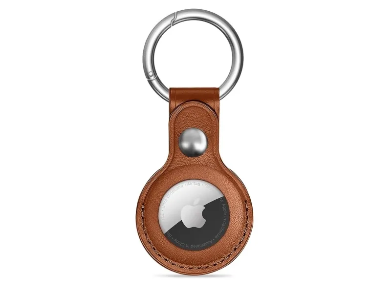 Tech-Protect NaturalFit Case for Apple AirTag 1 / 2 - Brown
