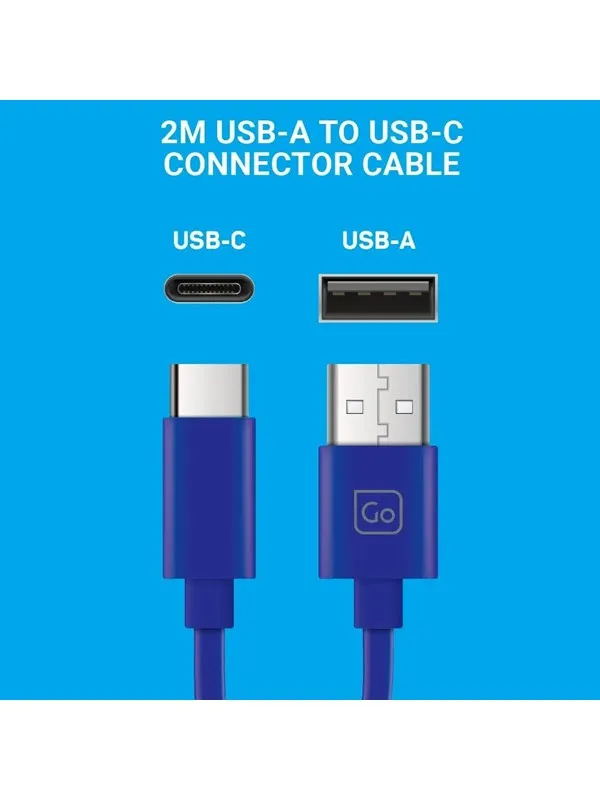 Go Travel USB-C-anslutningskabel (2M)