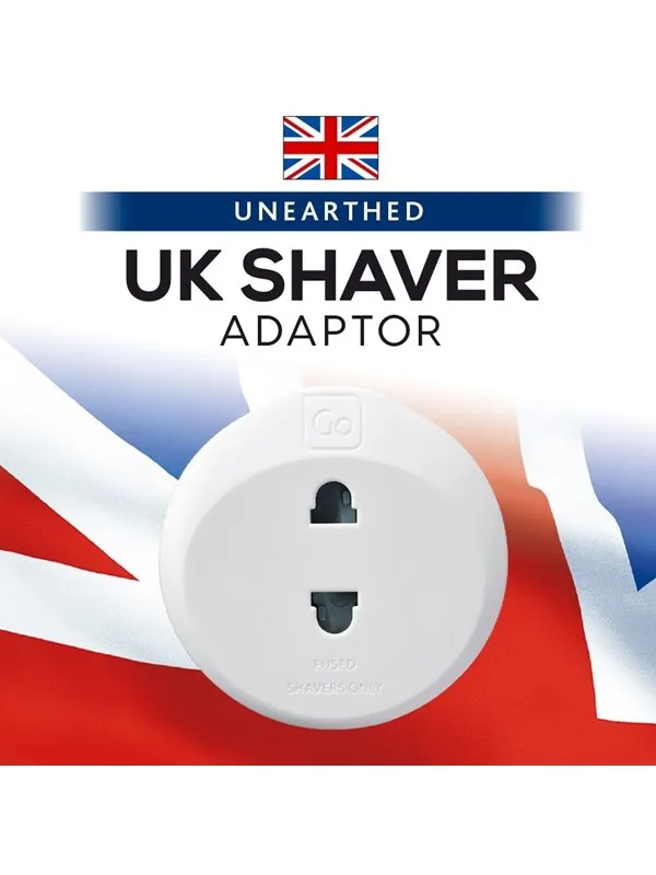 Go Travel Adapter för rakapparat i Storbritannien