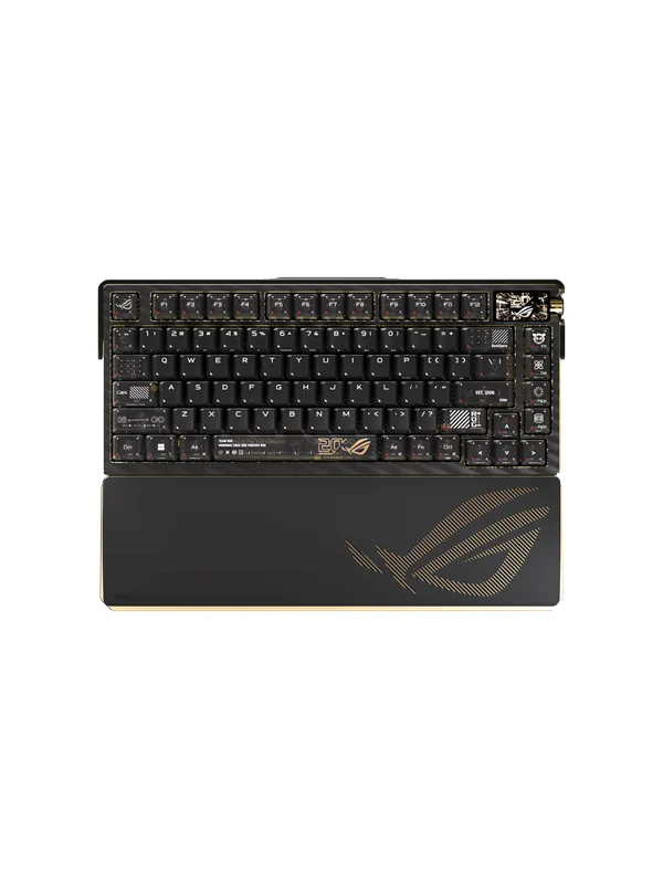 ASUS ROG Azoth Extreme Edition 20 - Gamingtastatur - Uten numpad - Nordisk - Svart