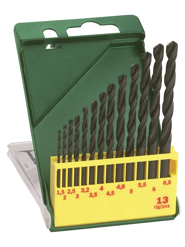 Bosch 13-delers HSS-R-metallborsett