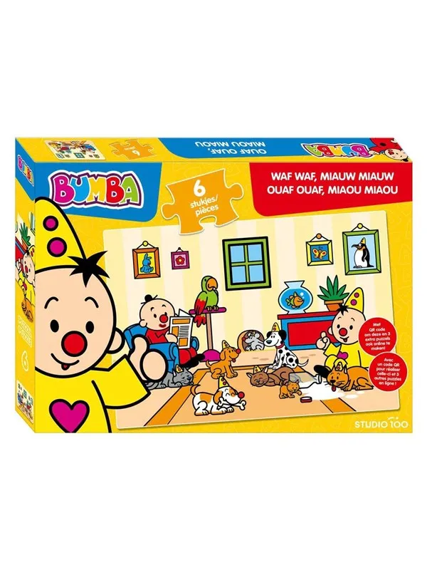 Studio 100 Bumba Puzzle Woof Woof Meow Meow - 6 pcs.
