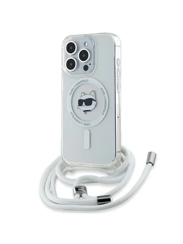 Karl Lagerfeld IML Choupette Head & Cord MagSafe case for iPhone 14 Pro Max - transparent