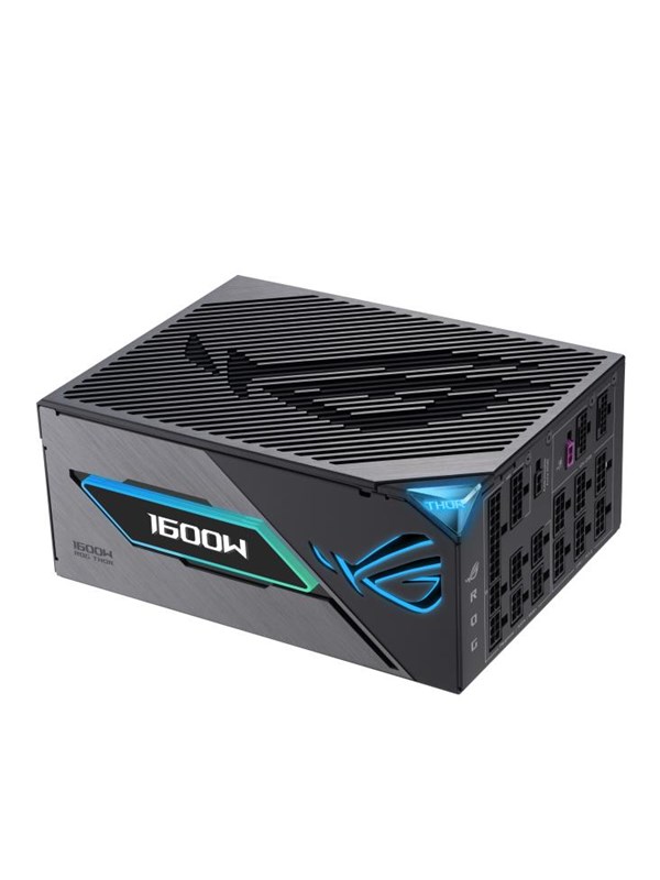 ASUS ROG Thor 1600W Titanium III Strømforsyning (PSU) - 1600 Watt - 135 mm - ATX 3.1 - 80 Plus Titanium sertifisert