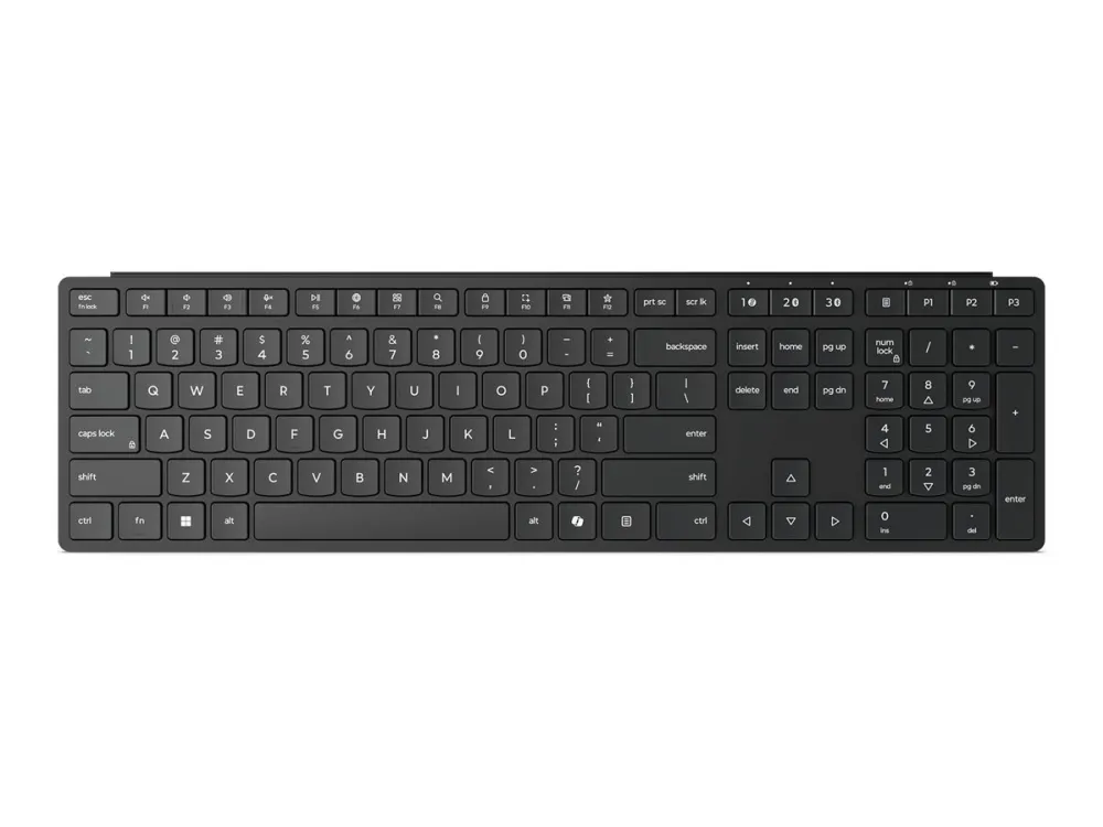 Lenovo Multi-Mode Pro 6000 - keyboard - QWERTY - Swedish/Finnish - eclipse black Input Device - Tastatur - Svensk/finsk - Svart