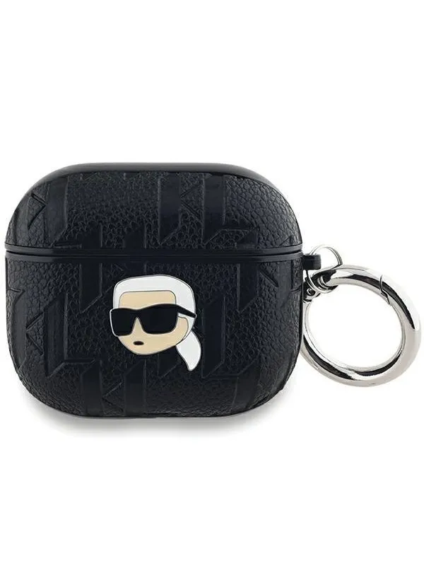 Karl Lagerfeld Monogram Karl Head case for AirPods 3 - black