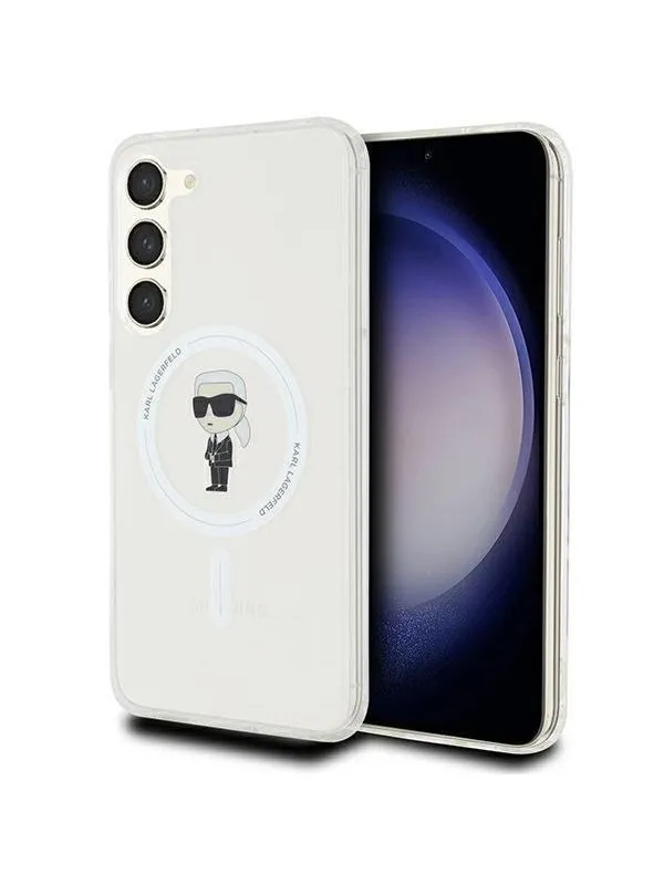 Karl Lagerfeld IML Ikonik MagSafe case for Samsung Galaxy S24+ - transparent