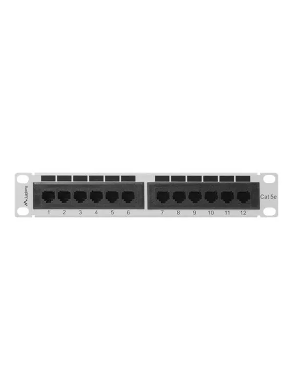 Lanberg PPU5-9012-S - patch panel - 1U - 10"