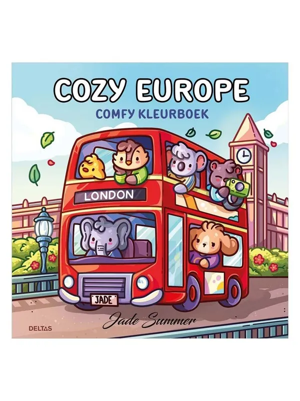 Deltas Cozy Europe - Comfy coloring book Jade Summer