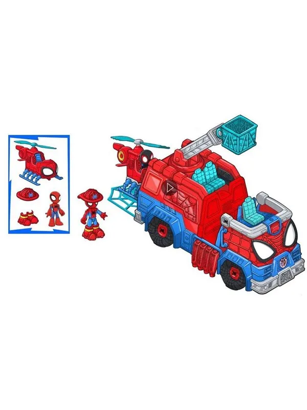 Spidey and His Amazing Friends Spidey & Friends Rescue-Webs Firetruck