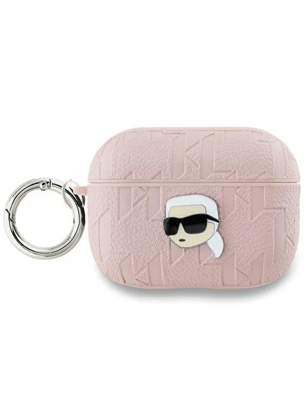Karl Lagerfeld Monogram Karl Head case for AirPods Pro 2 - pink