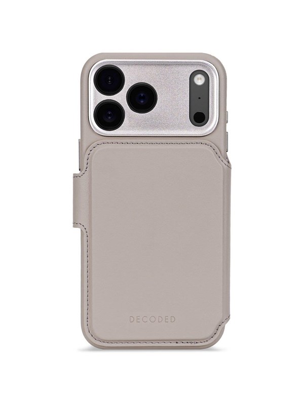 Decoded - Leather Detachable Wallet for iPhone 17 Pro - Solid Clay