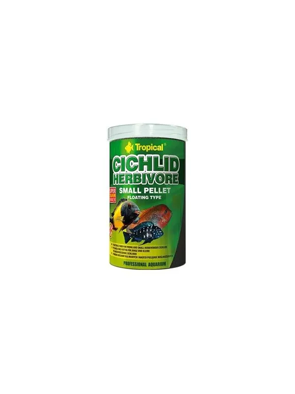 Tropical Cichlid Herbivore Small Pellet 1000 ml. / 360 g.