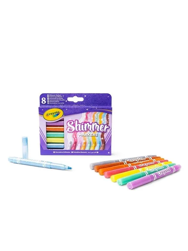 Crayola Glitter Markers 8 Pcs