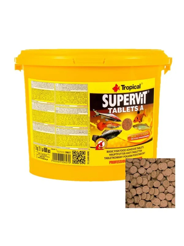 Tropical Supervit Tablets A 2 kg. ca. 4500 stk.