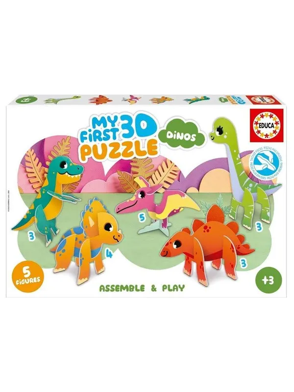 Educa 3D Puzzle Kids Baby Dinos 3D Puslespill