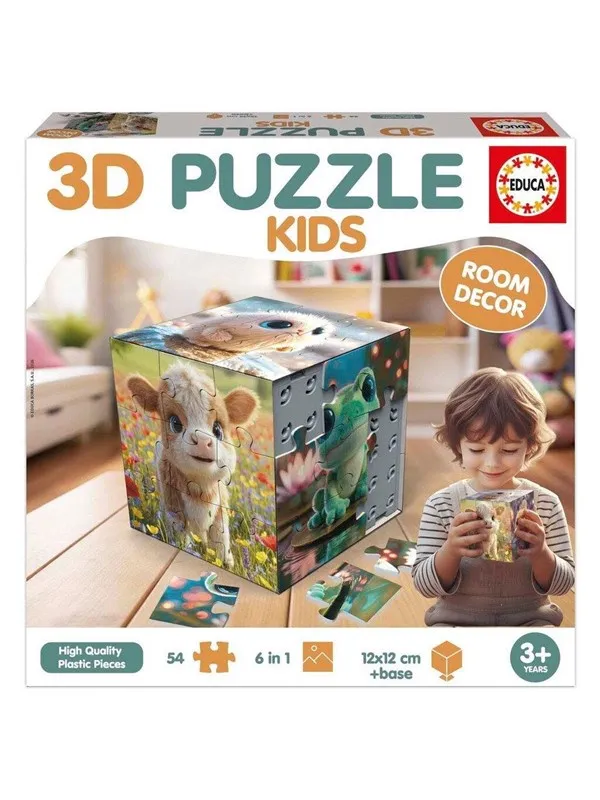 Educa 3D Puzzle Kids Baby Animals 3D Puslespill