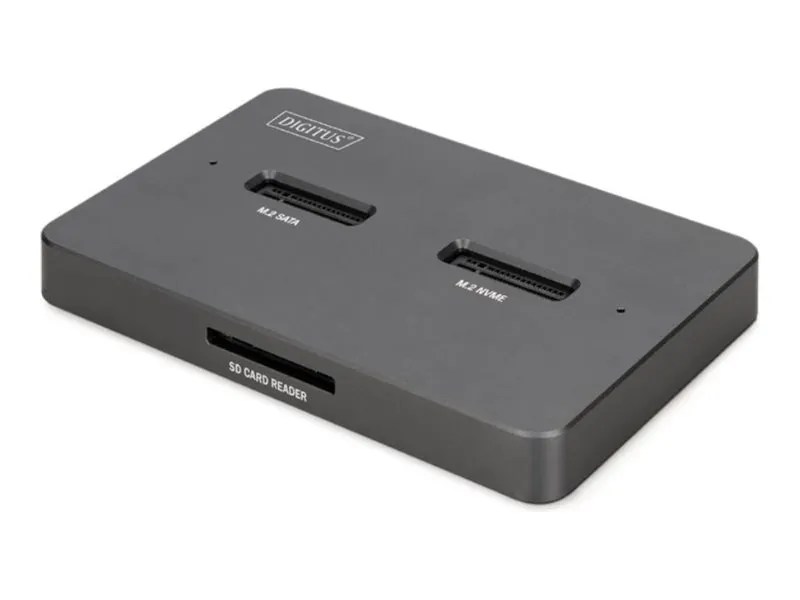 DIGITUS - SSD docking station - M.2 NVMe Card / SATA - USB-C 3.2 (Gen 2)