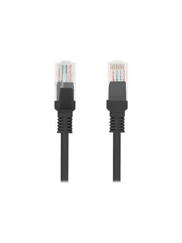 Lanberg patch cable - 20 m - black RAL 9004 - Svart