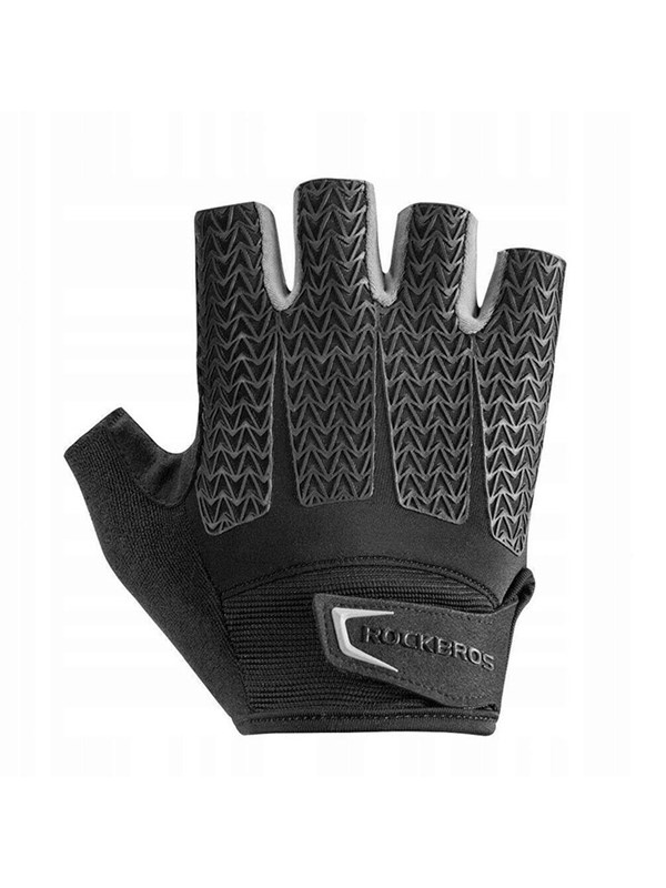 Rockbros S169BGR S Cycling Gloves with Gel Inserts - Grey
