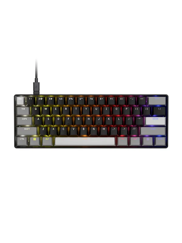 Corsair CLIPPER PRO MINI 60 - Gamingtastatur - Uten numpad - Engelsk (USA) - Svart