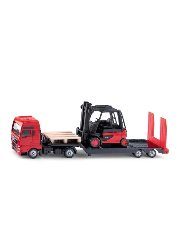 SIKU 1:87 MAN truck with Linde forklift