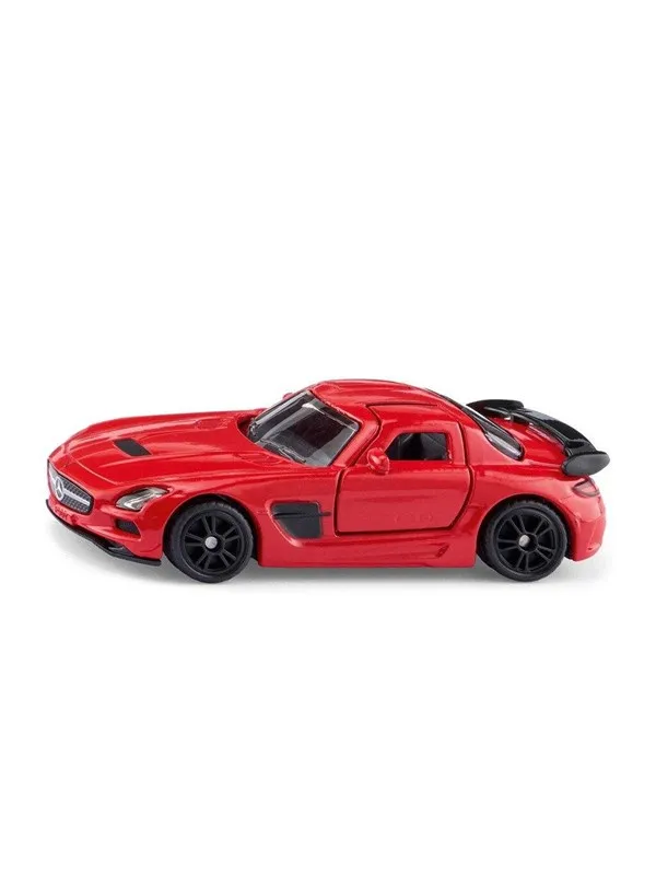 SIKU Mercedes-Benz SLS AMG Black Series sports car - playtime fun with iconic gullwing doors