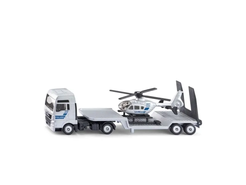 SIKU 1:87 MAN Truck With Police Helicopter