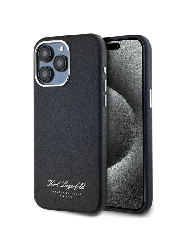 Karl Lagerfeld hotel RSG iPhone 15 Pro case - black