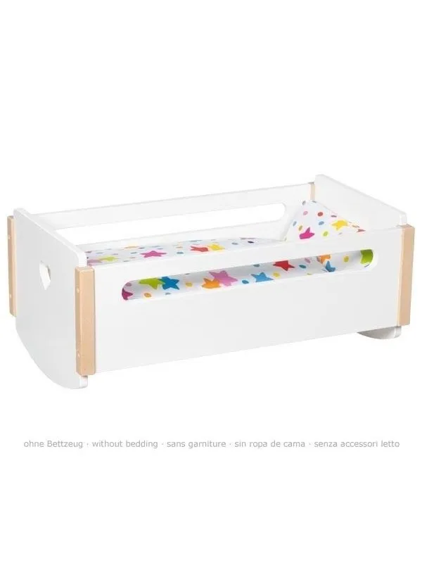 Goki Wooden Doll Cradle
