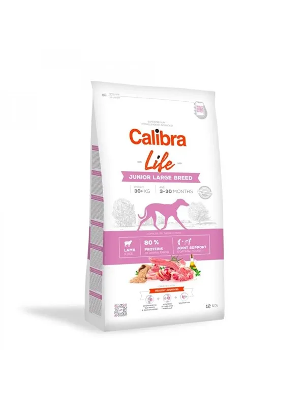 Calibra Life Junior Large breed Lamb - dry dog food - 12kg
